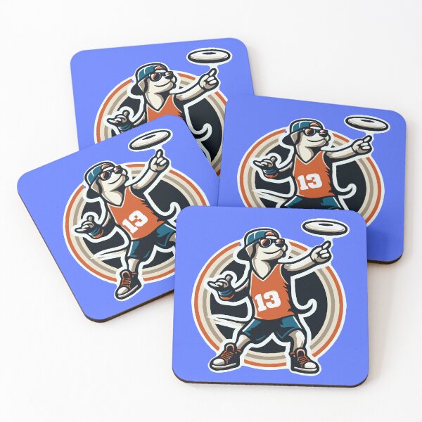 Item preview, Cool Dog Playing Ultimate Frisbee designed and sold by McThingummy.