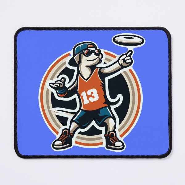 Item preview, Cool Dog Playing Ultimate Frisbee designed and sold by McThingummy.