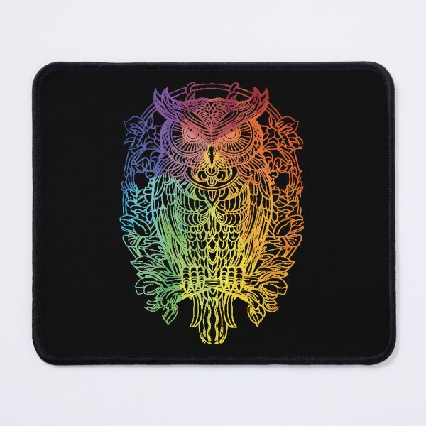 Item preview, Colorful Geometric Owl Mandala – Vibrant & Intricate Art designed and sold by freeArt10.