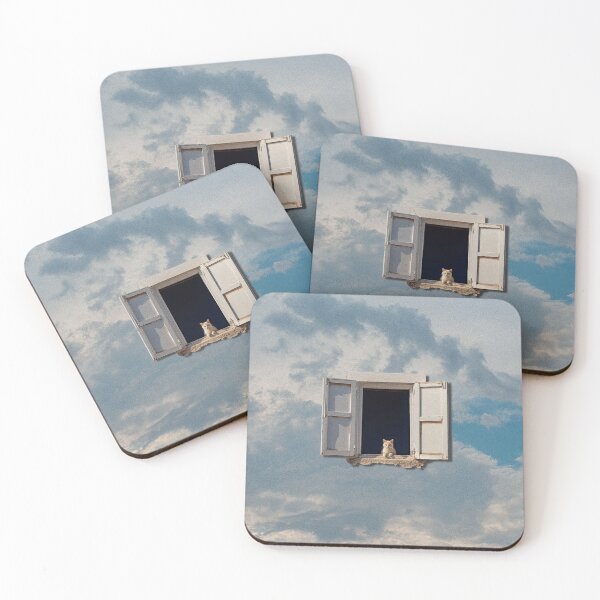 Item preview, Cat looks out of the window designed and sold by samuartshop.