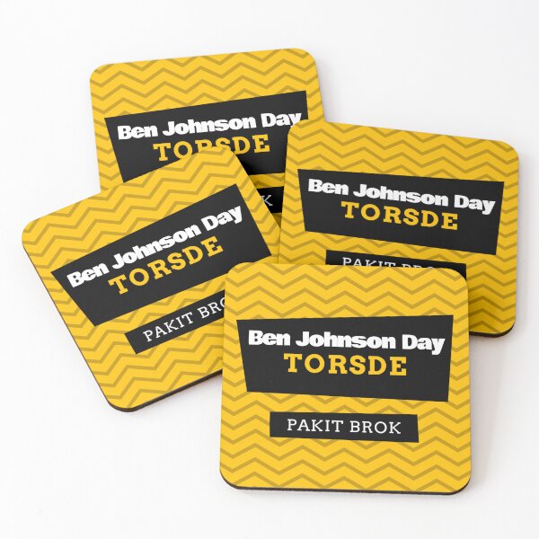 Item preview, Ben Johnson Day, Torsde, Pakit Brok Jamaican Patois designed and sold by Kolcha.