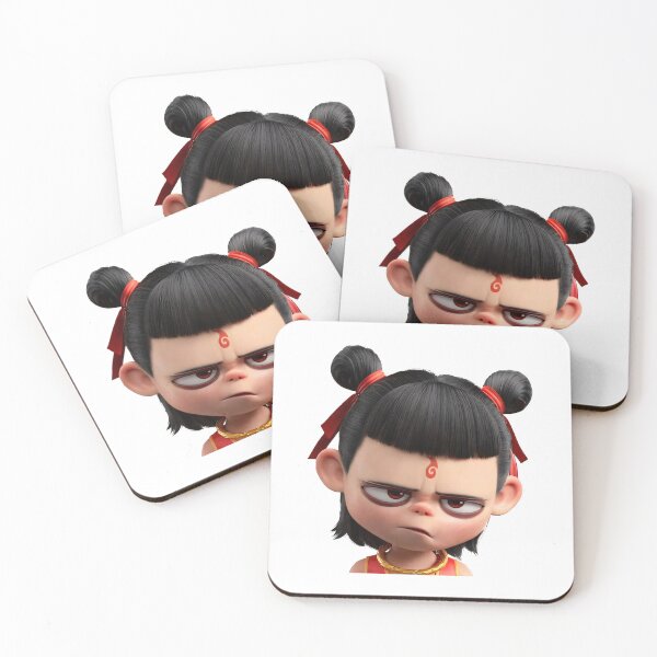 Item preview, Grumpy Ne Zha Cartoon Face designed and sold by Fliart Studio.