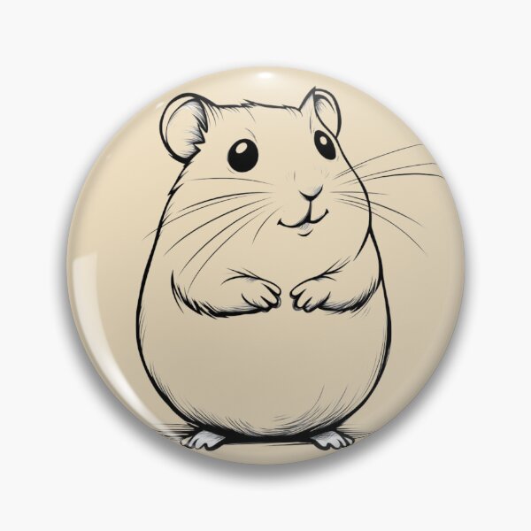 Item preview, Art Line Hamster designed and sold by anettfaye.