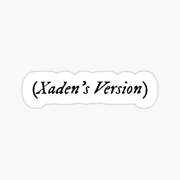 Item preview, Xaden’s Version designed and sold by BookishQuotesJ.