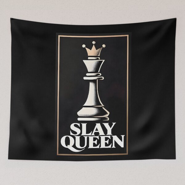 Item preview, Slay Queen! - Chess White Queen designed and sold by GambitChess.