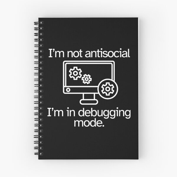 Artikelvorschau, Ich bin nicht unsozial, ich bin im Debugging-Modus entworfen und verkauft von BooWearBer.