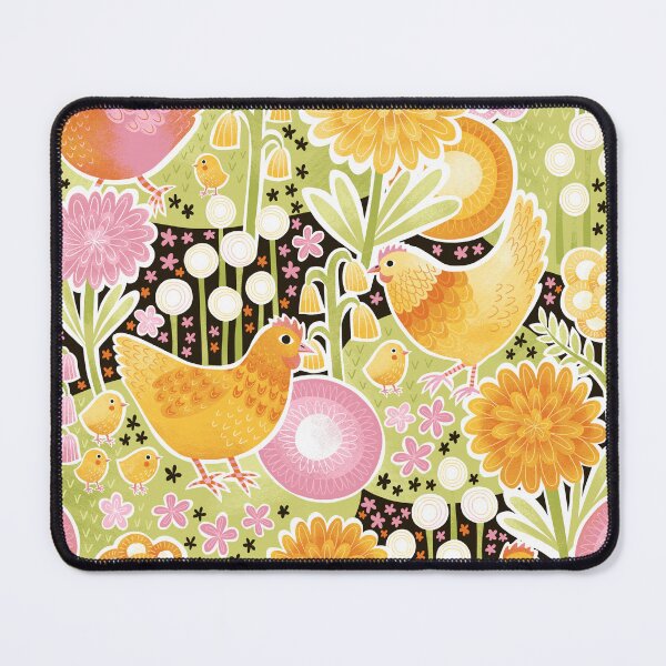 Item preview, Spring Chickens and Flowers designed and sold by Markéta Stengl.