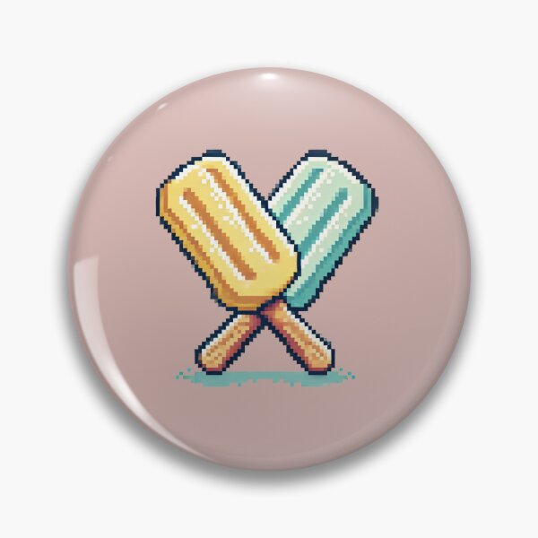 Item preview, Just Butter Yellow & Light Aqua Ice Cream Bars designed and sold by Fontible.