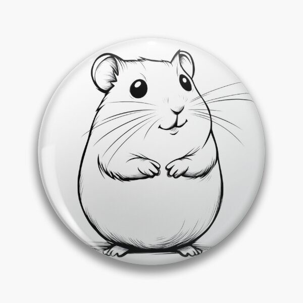 Item preview, Art Line Hamster designed and sold by anettfaye.