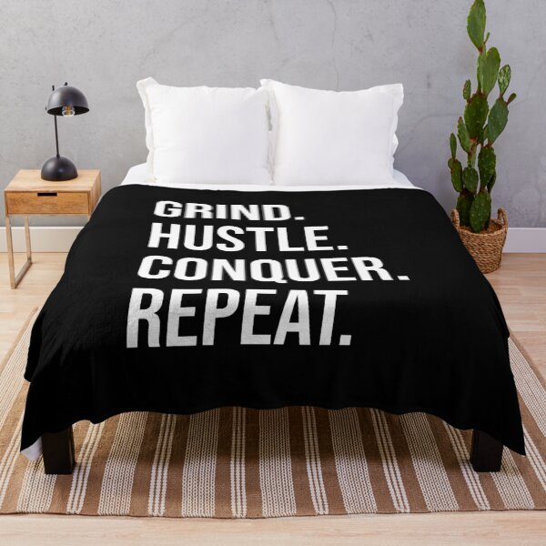 Item preview, Grind Hustle Conquer Repeat - Success Motivational designed and sold by chantastical.