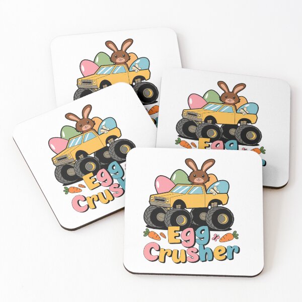 Item preview, Monster Truck Easter Bunny Egg Crusher designed and sold by MonkiFlipp.