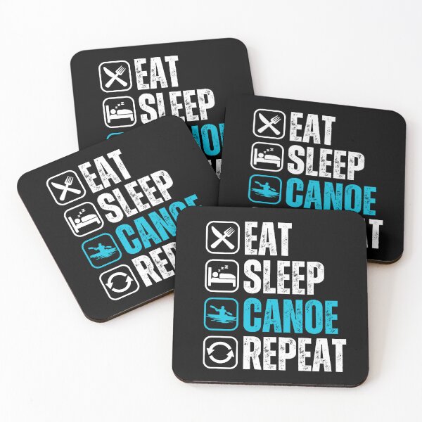 Item preview, Eat Sleep Canoe Repeat designed and sold by Designx99Shirt.