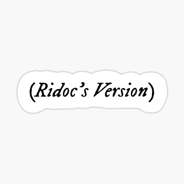 Item preview, Ridoc’s Version designed and sold by BookishQuotesJ.