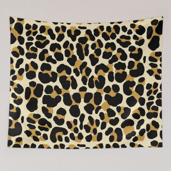 Item preview, Leopard pattern. Safari style. Big cat pattern with heart designed and sold by Sandra Brezina.