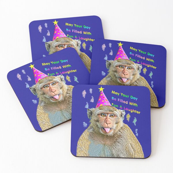 Item preview, A Fun and Laughter Monkey with Party Hat designed and sold by kristalcurt.