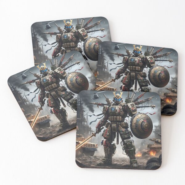 Item preview, Futuristic Spartan Warrior Bot – The Ultimate Fusion of Ancient and Future Warfare - Model 3 designed and sold by NeonBot_Shop.