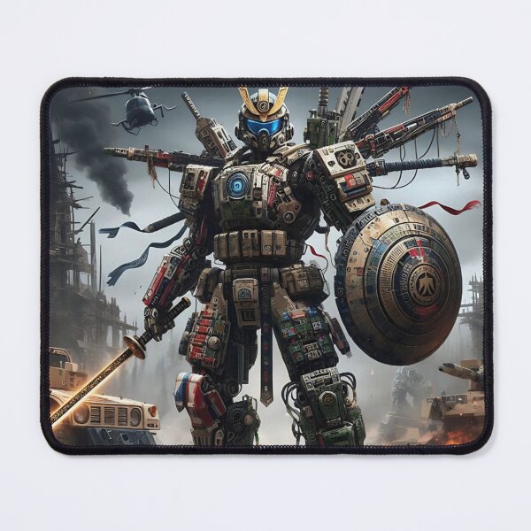Item preview, Futuristic Spartan Warrior Bot – The Ultimate Fusion of Ancient and Future Warfare - Model 3 designed and sold by NeonBot_Shop.