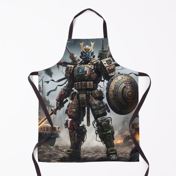 Item preview, Futuristic Spartan Warrior Bot – The Ultimate Fusion of Ancient and Future Warfare - Model 3 designed and sold by NeonBot_Shop.