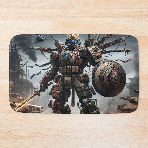 Item preview, Futuristic Spartan Warrior Bot – The Ultimate Fusion of Ancient and Future Warfare - Model 3 designed and sold by NeonBot_Shop.
