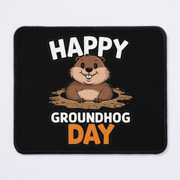 Item preview, Happy Groundhog Day designed and sold by MonkiFlipp.