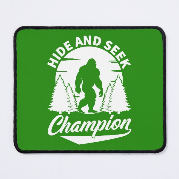 Item preview, Hide and seek champion, bigfoot, hiking, camping, sasquatch, trekking designed and sold by happinesproject.