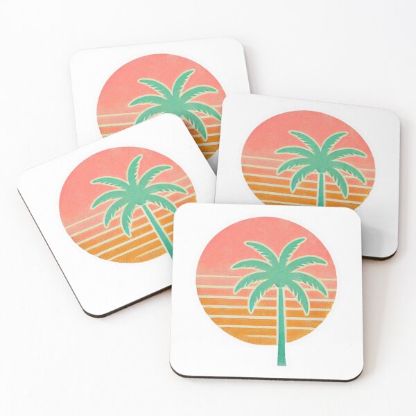 Item preview, Sun and palm tree designed and sold by Brush&Hue.