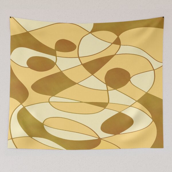 Item preview, Neurographic creme gold - Bold Artistic Expression designed and sold by CreaTwinkles.