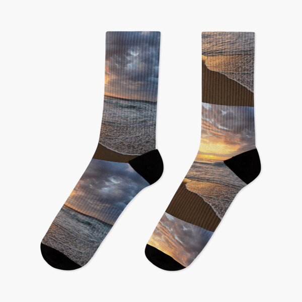 Item preview, Sunrise at Scottburgh beach designed and sold by ThatsAnna.