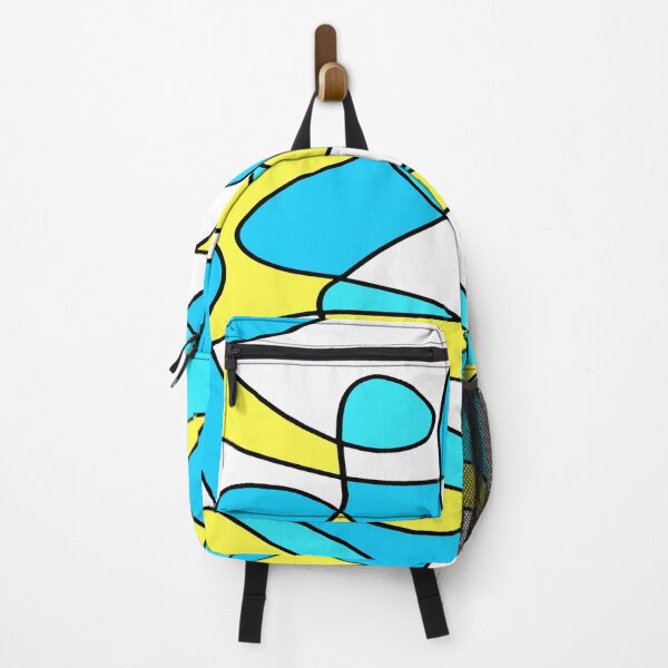Item preview, Neurographic blue white yellow - Bold Artistic Expression designed and sold by CreaTwinkles.