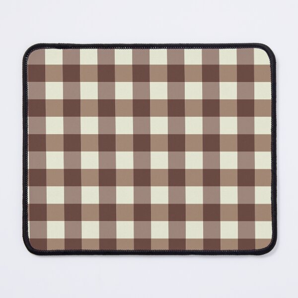 Item preview, Gingham, Chocolate Brown designed and sold by Sole-e-Vento-Studio.