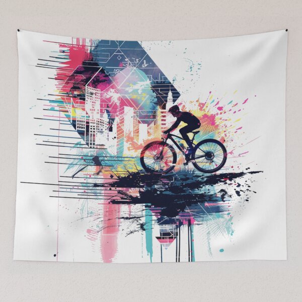 Item preview, Ride the City – Colorful design for cycling enthusiasts designed and sold by BrainAK.