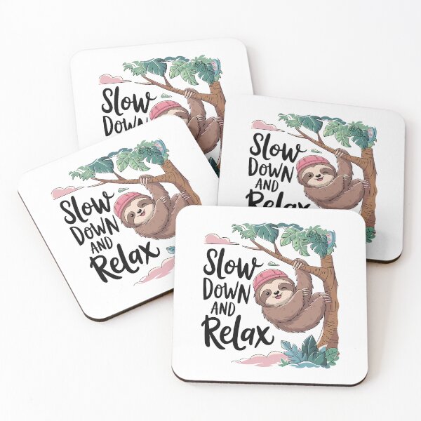 Item preview, Slow down and Relax designed and sold by PaleWhaleStudio.