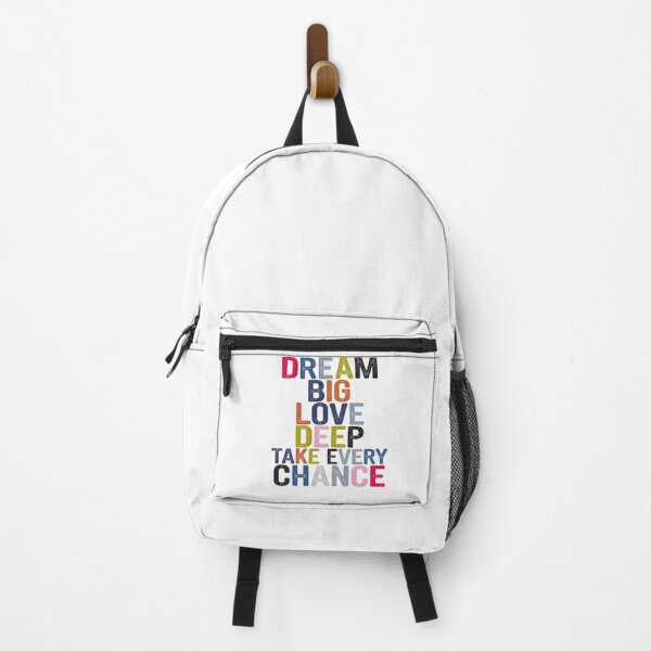 Item preview, Dream Big, Love Deep, Take Every Chance – Motivational Quote designed and sold by Taans-Creation.