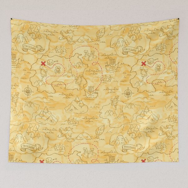 Item preview, Tales of Ducks Pirates Treasure Map designed and sold by Disney1955Fan.