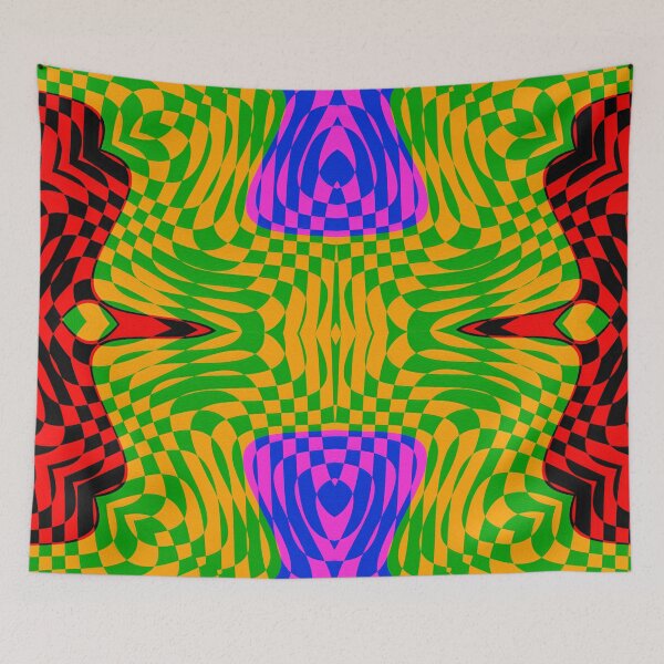 Item preview, VICTOR VASARELY VARIABLE GEOMETRY CHECKERBOARD ART ANIMAL ABSTRACT PAINTING ##9 designed and sold by Ralek.
