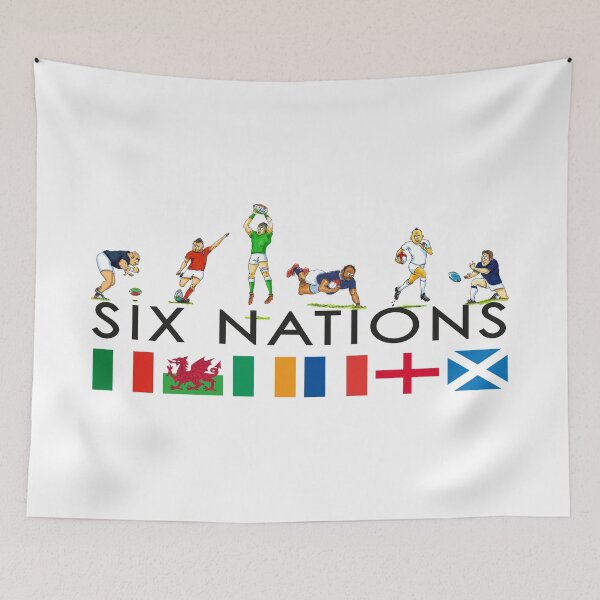 Item preview, Six Nations rugby designed and sold by dizzycatbiz.