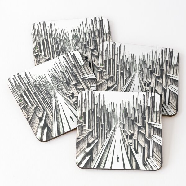 Item preview, Monumental Cityscape & Individuality design. designed and sold by Shoot-The-Moon.