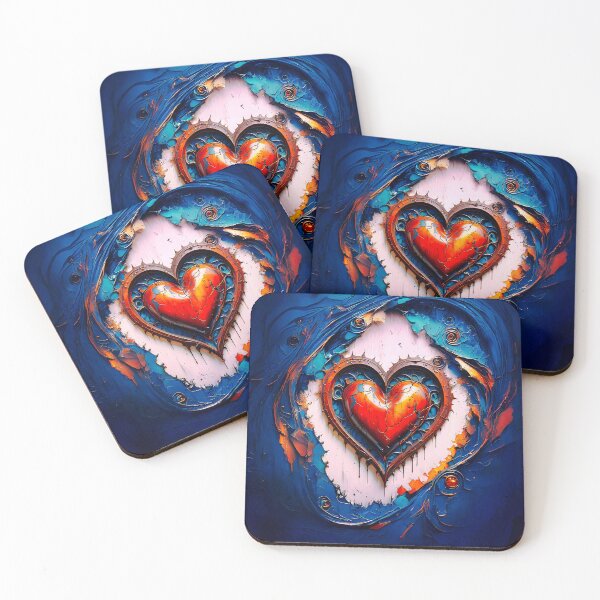 Item preview, Heart in a blue hole designed and sold by Marcu Ioachim.