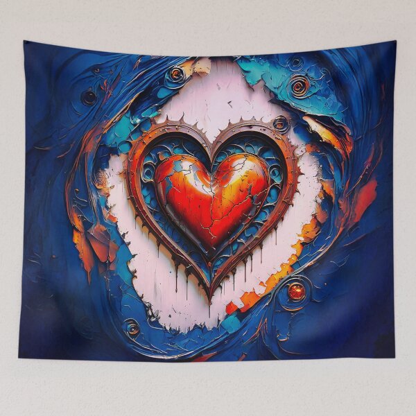 Item preview, Heart in a blue hole designed and sold by Marcu Ioachim.