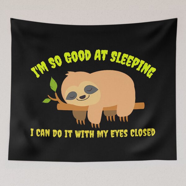 Item preview, Dreaming Sloth: Eyes Closed designed and sold by SpeakingPrint2.