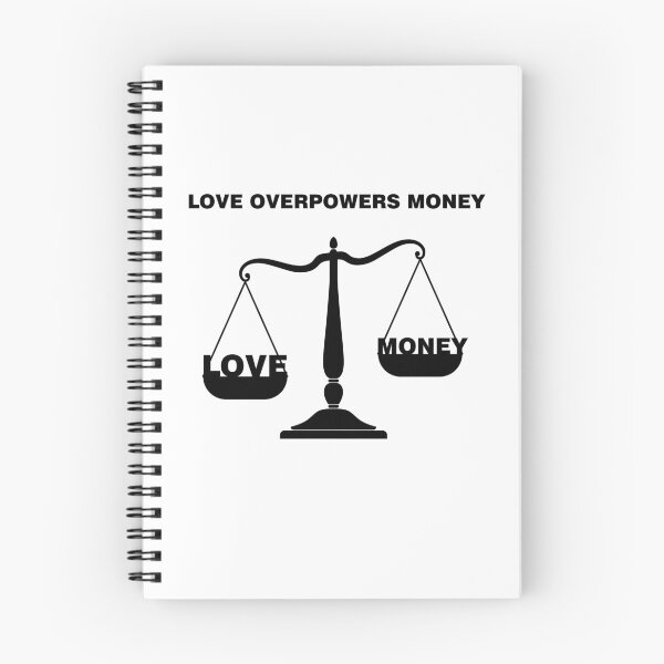 Item preview, Valentine's Day: Love Overpowers Money – Romantic & Meaningful Design designed and sold by MONTRIS.