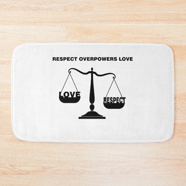 Item preview, Valentine's Day: Respect Overpowers Love – Romantic & Meaningful Design designed and sold by MONTRIS.