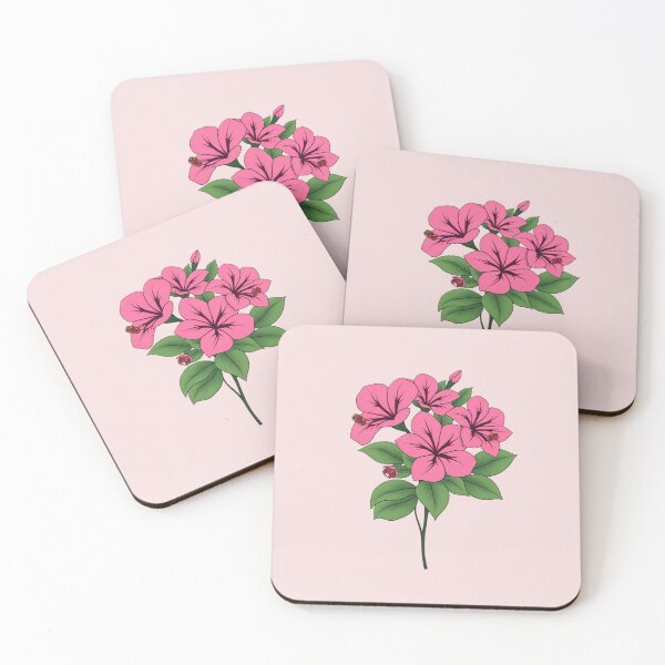 Item preview, Pink hibiscus designed and sold by RishabhArts1.
