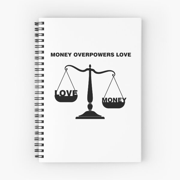 Item preview, Valentine's Day: Money Overpowers Love – Romantic & Meaningful Design designed and sold by MONTRIS.