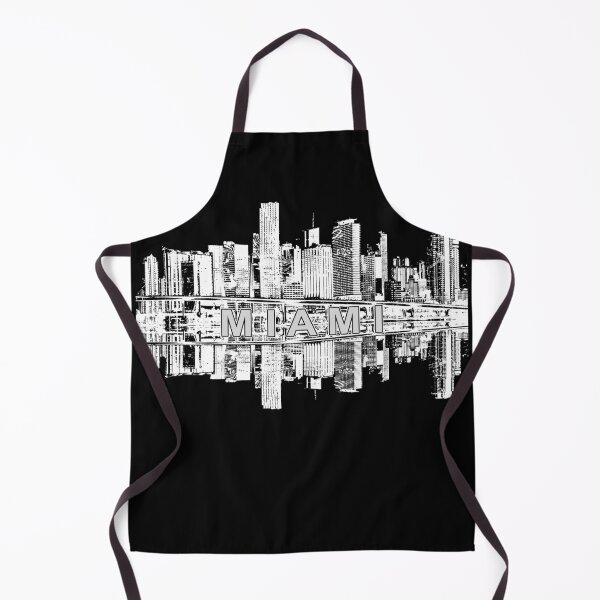 Item preview, Miami Florida Skyline White Ink Silhouette – Minimalist Cityscape Art designed and sold by Phat Dog Designs .
