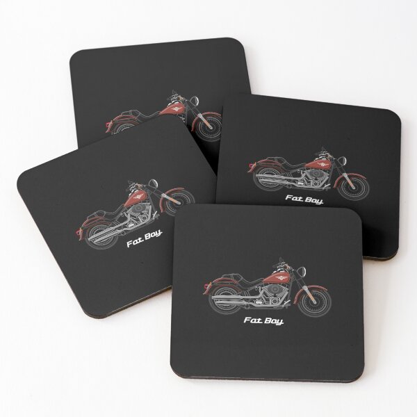 Item preview, Motorcycle Fatboy (2017-) red designed and sold by Dress2Drive.