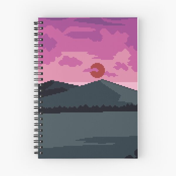 Item preview, Sunset Pixel Art scenery designed and sold by Ekira Pop Pixel.