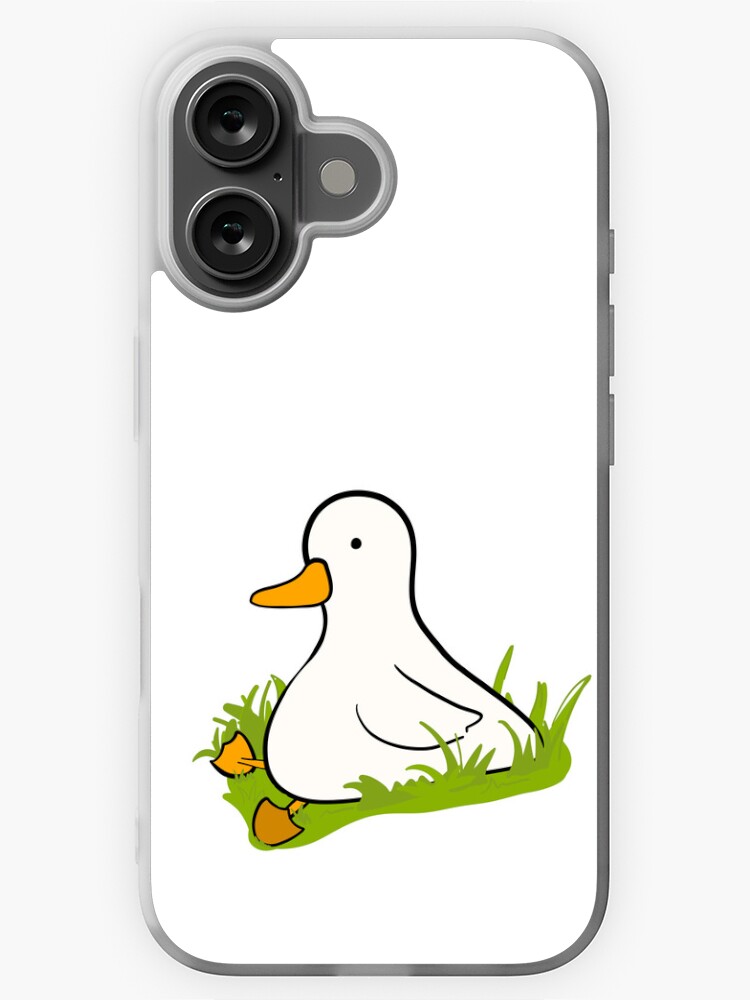 Aperçu 1 sur 5. Coque iPhone avec l'œuvre Mignon petit canard s'occupant de ses propres affaires créée et vendue par StateOfDaisy.