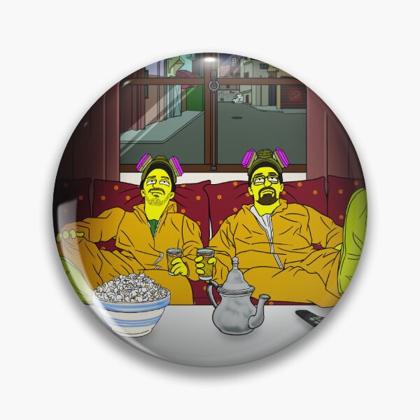 Item preview, Moroccan Touch: Chemistry Professor and Student Drinking Moroccan Mint Tea designed and sold by MONTRIS.