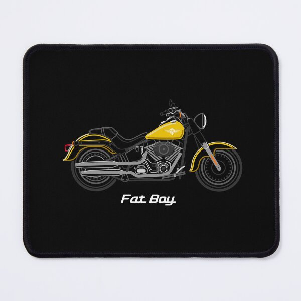 Item preview, Motorcycle Fatboy (2017-) yellow designed and sold by Dress2Drive.
